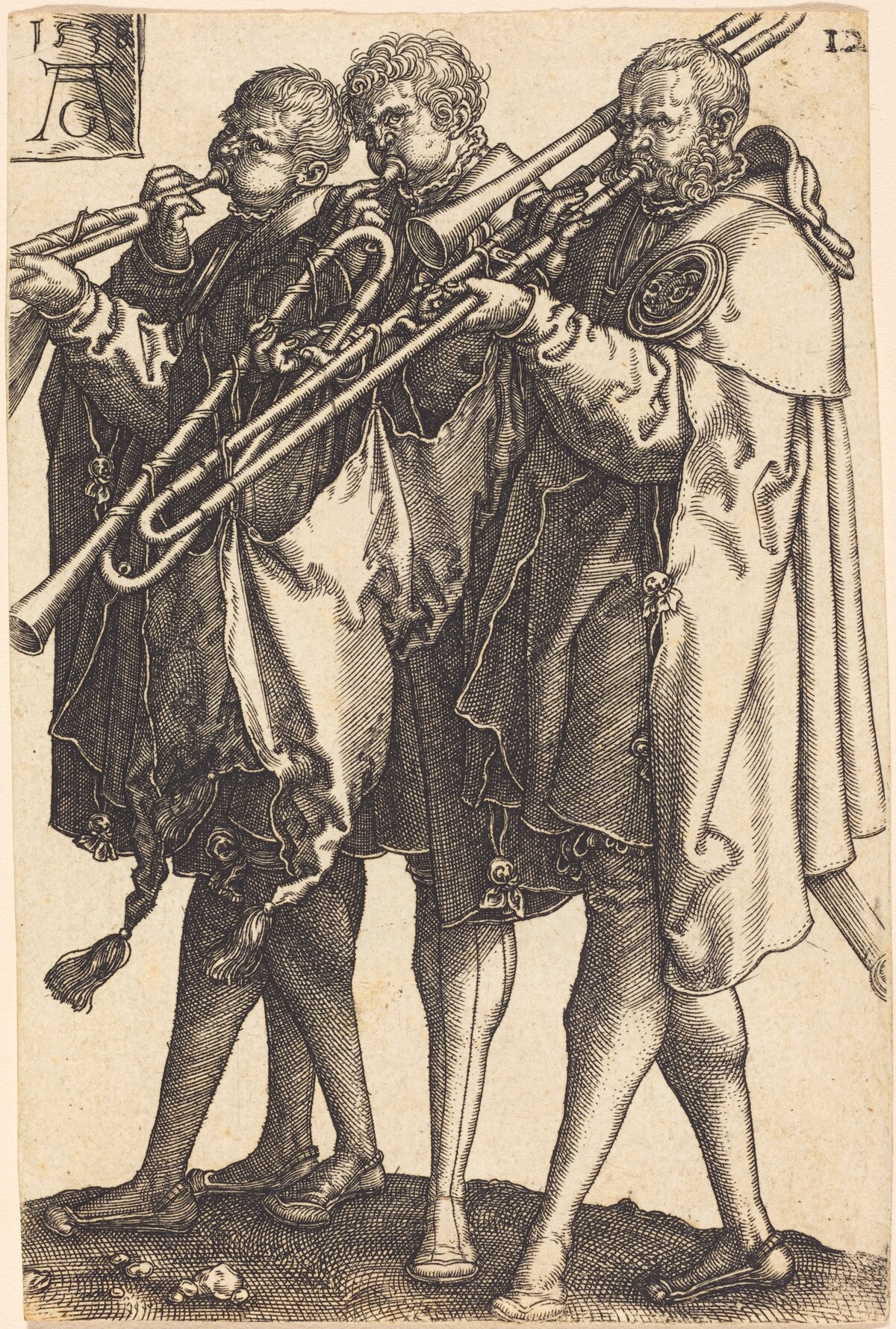 Large Wedding Dancers by Heinrich Aldegrever