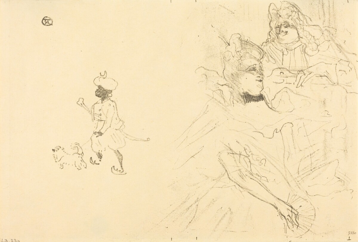 Cover for "L'example de Ninon de Lenclos amoureuse" by Henri de Toulouse-Lautrec