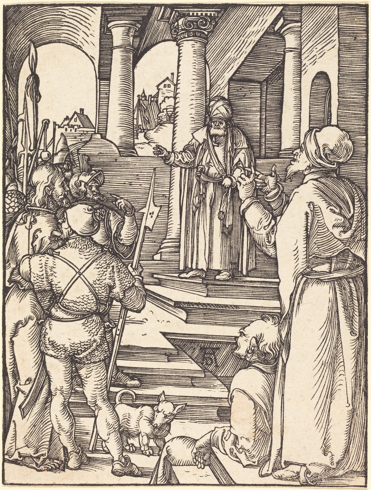 Christ before Pilate by Albrecht Dürer