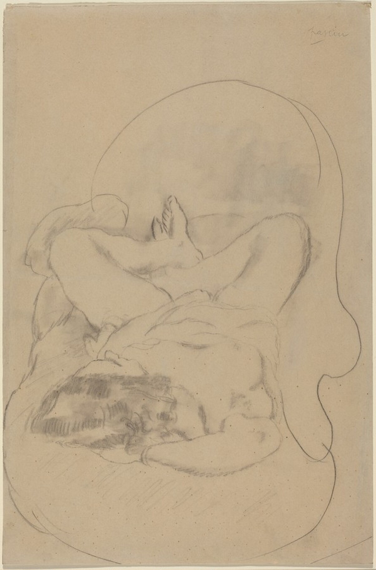 Nude on a Canape by Jules Pascin