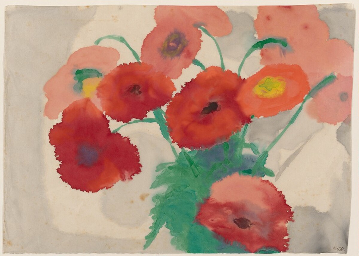 Anemones by Emil Nolde