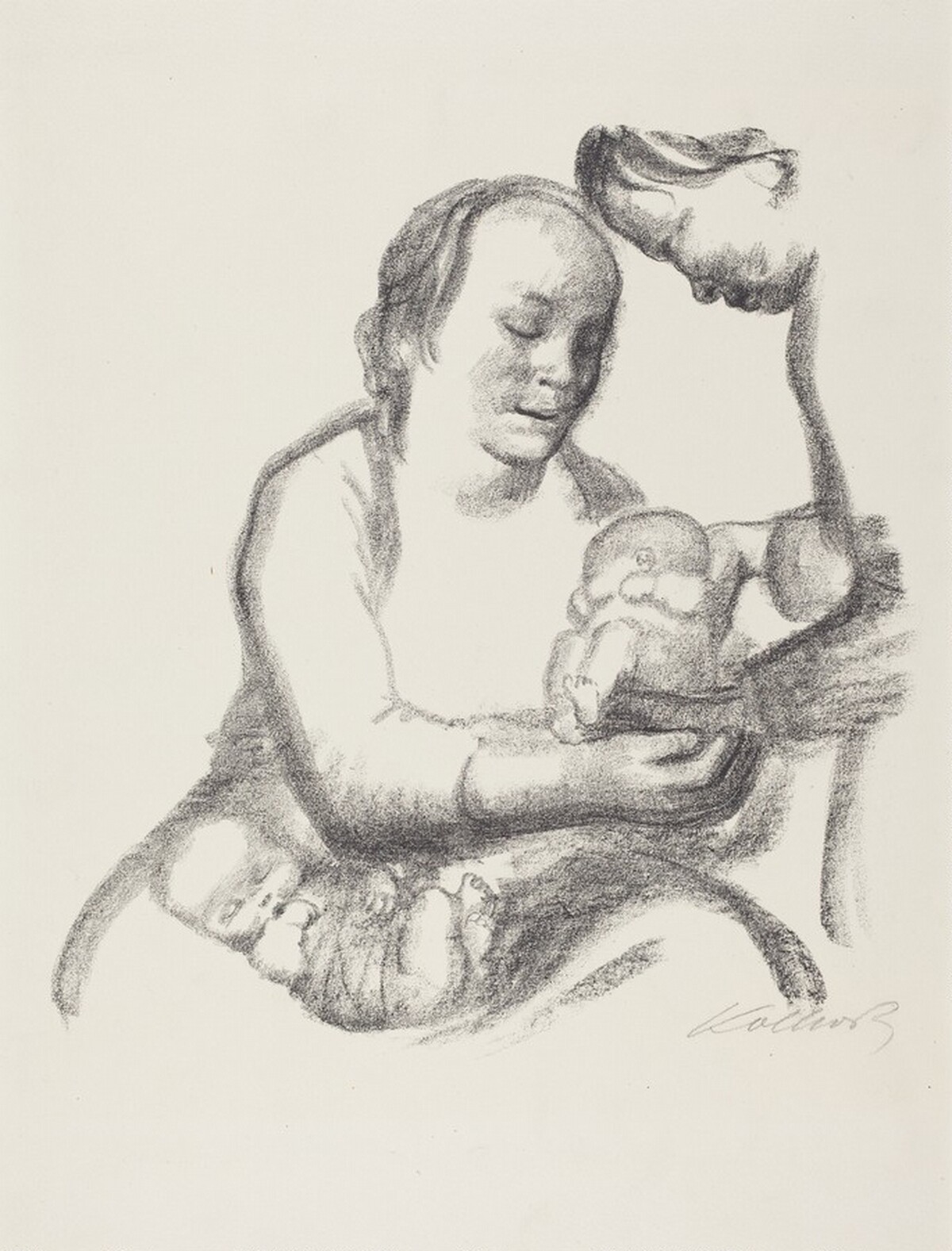 Mothers, Give Your Surplus (Mutter Gebt von eurm Uberfluss) by Käthe Kollwitz