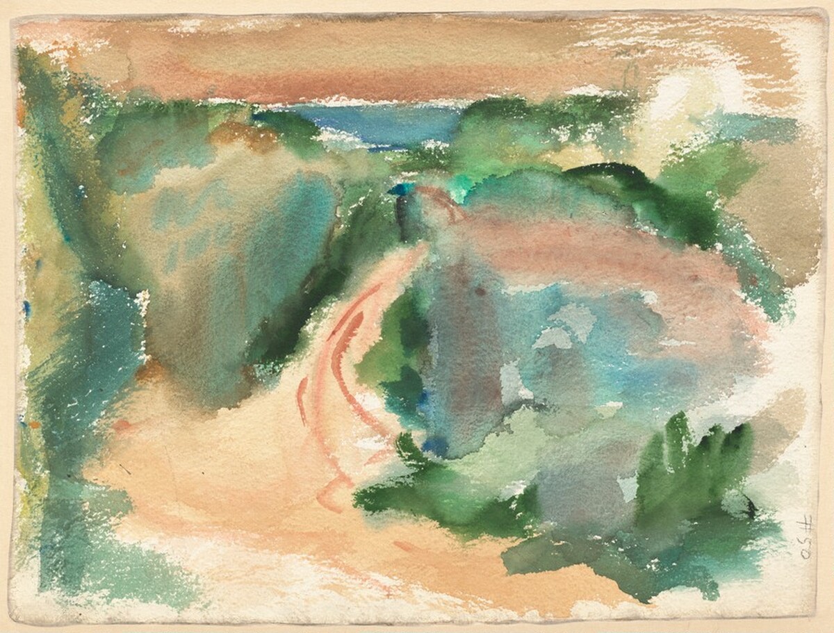 Landscape [verso] by Mark Rothko