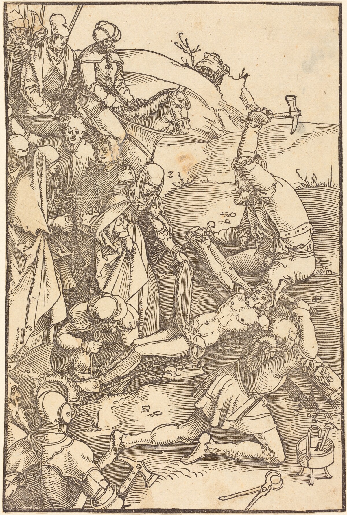 Christ Nailed to the Cross by Hans Baldung Grien
