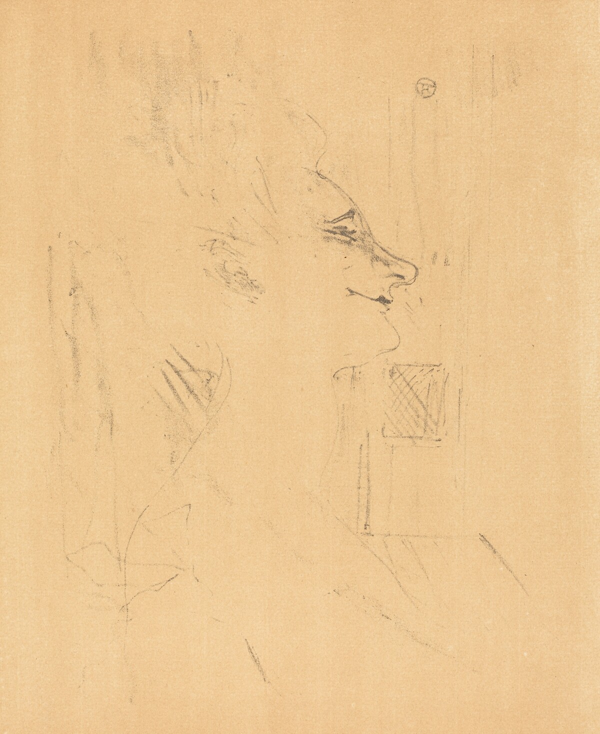 Drunkard (Soularde) by Henri de Toulouse-Lautrec