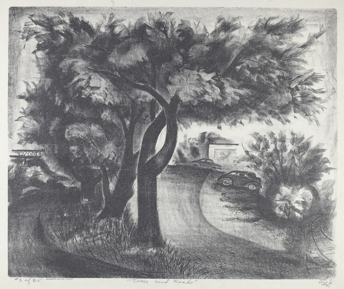 Trees and Roads by Alexander Oja