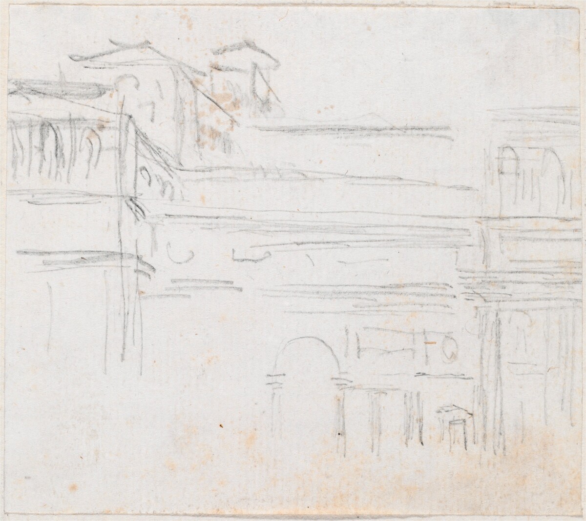 Villa Medici by Hubert Robert