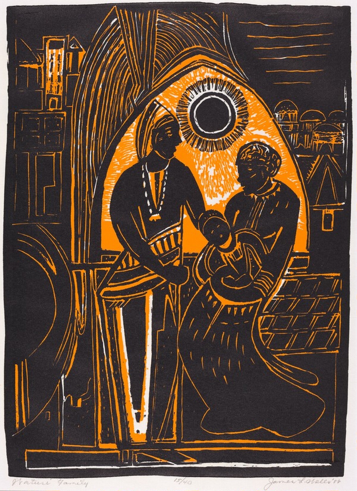 Watusi Family by James Lesesne Wells