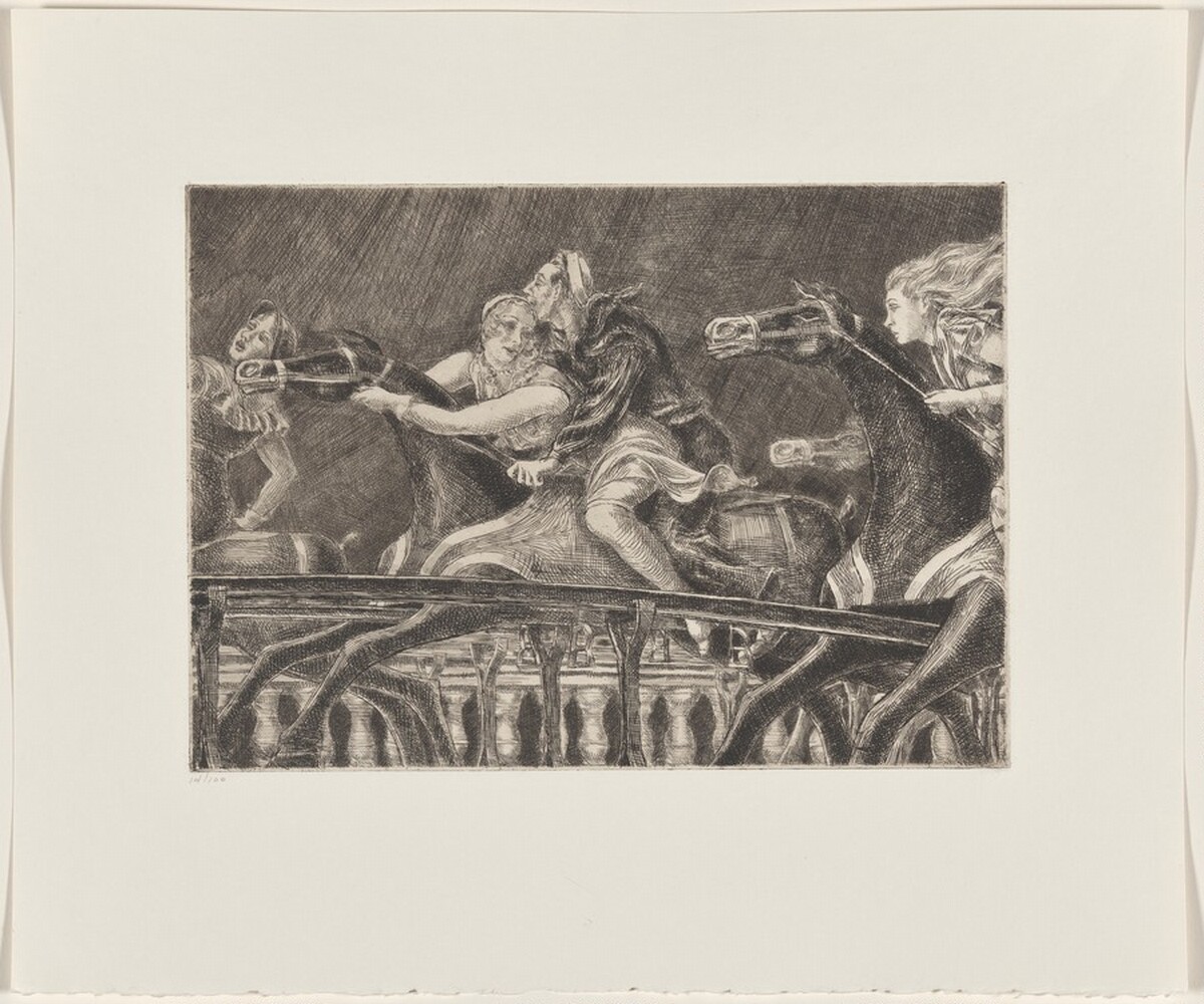 Steeplechase by Reginald Marsh