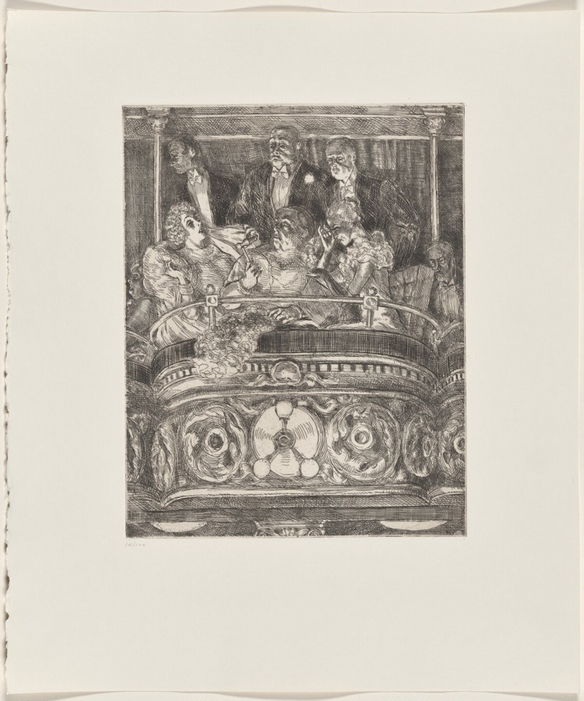 Box at the Metropolitan by Reginald Marsh