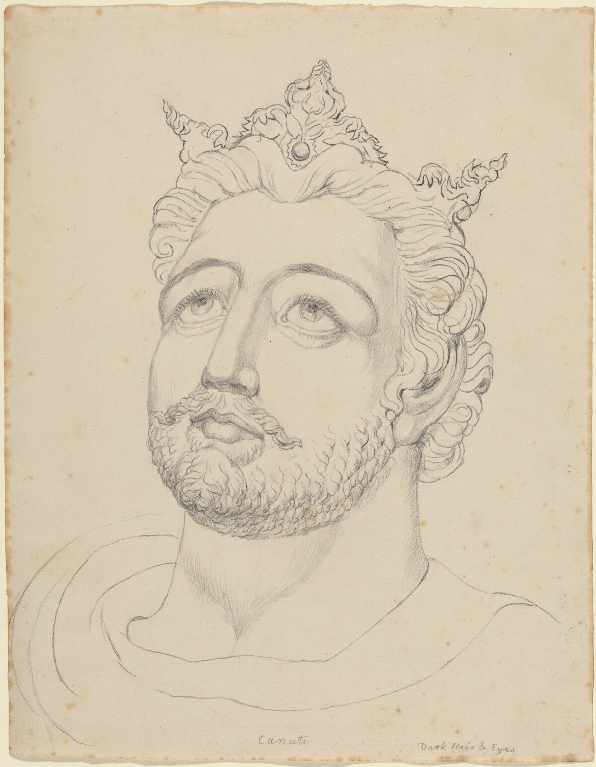 King Canute by William Blake