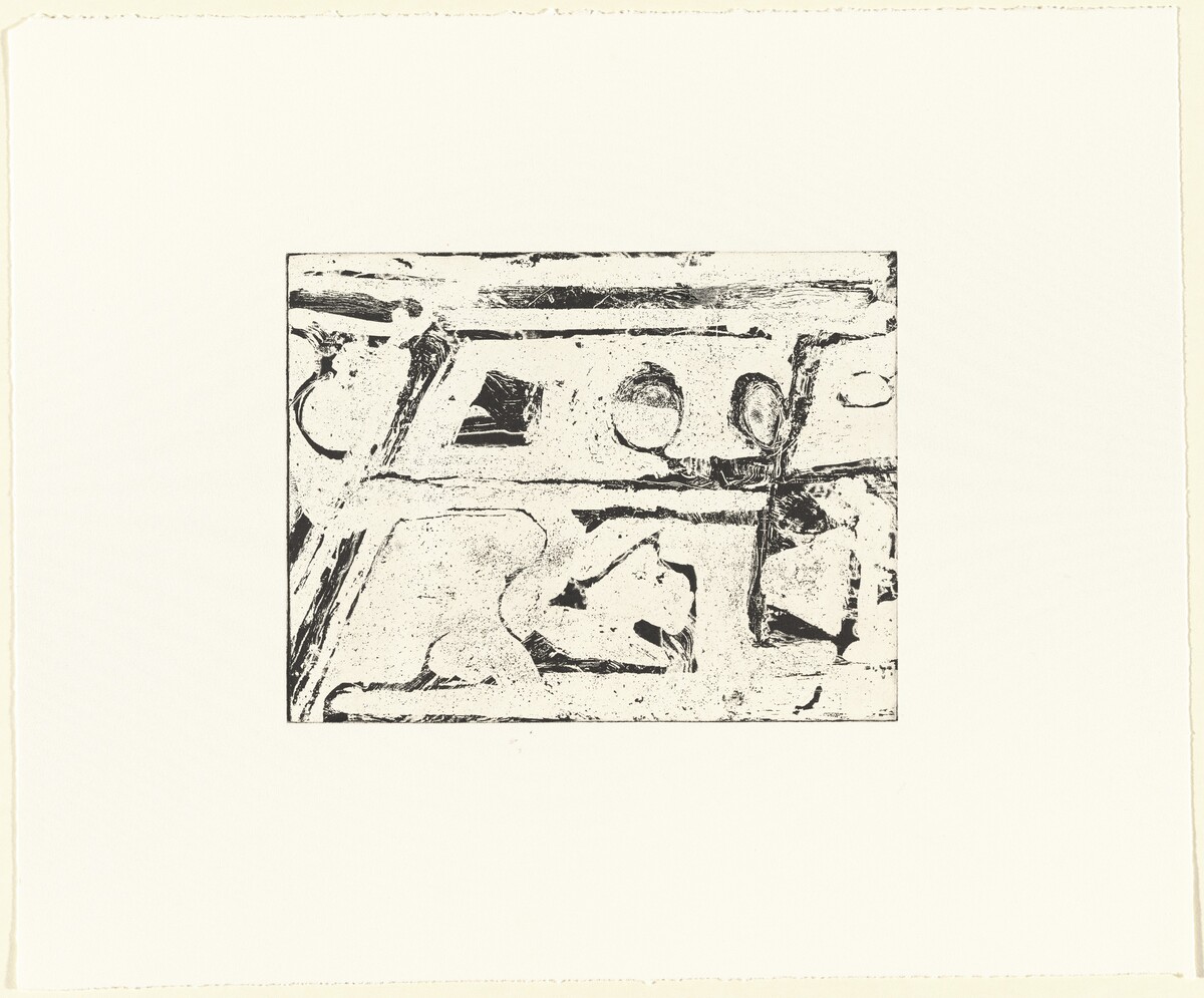 Oui [working proof 7] by Richard Diebenkorn