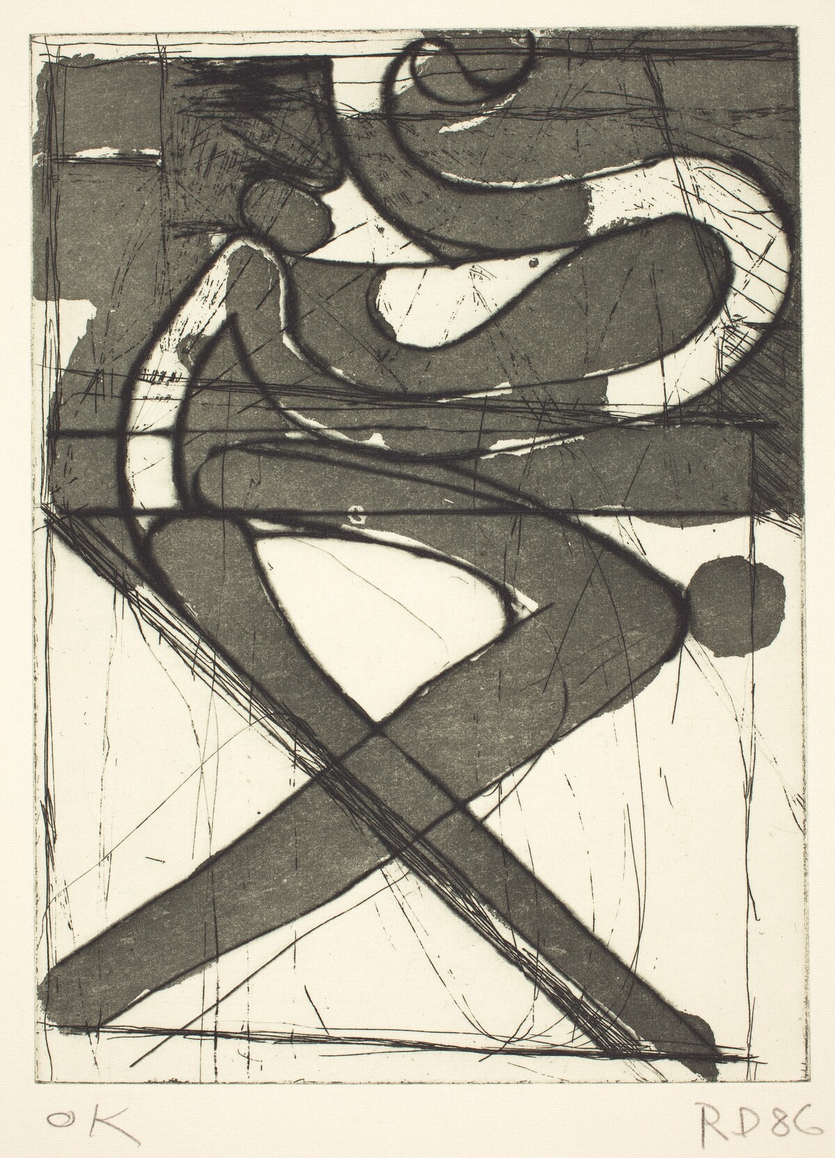 X by Richard Diebenkorn