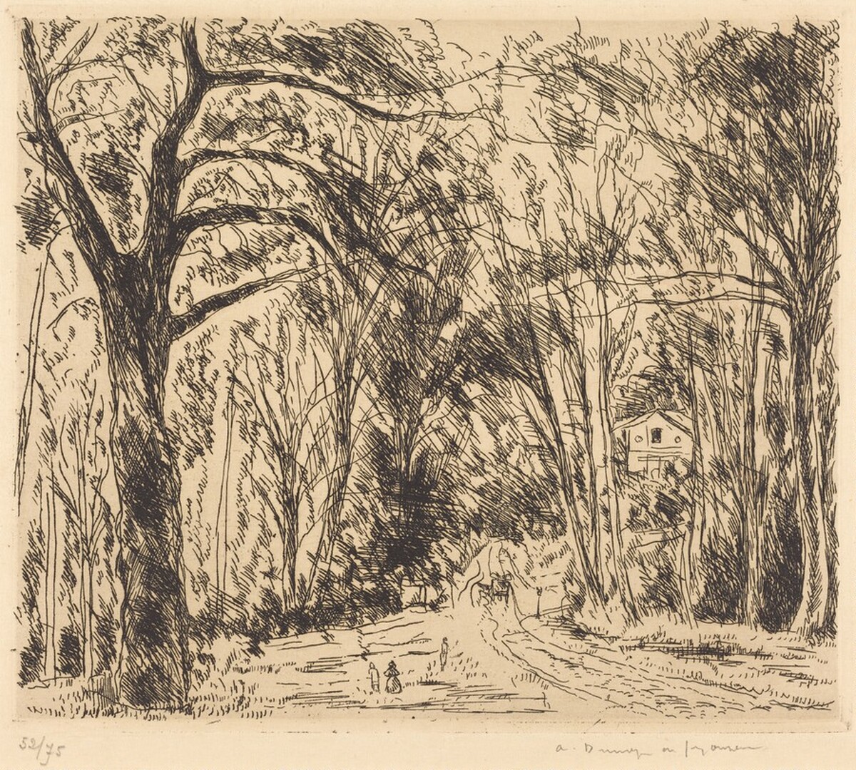 The Great Oak at Chaville (Le gros chene a Chaville) by André Dunoyer de Segonzac