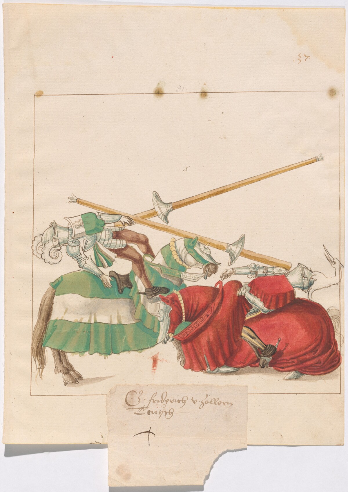 German Joust of Peace by German 16th Century