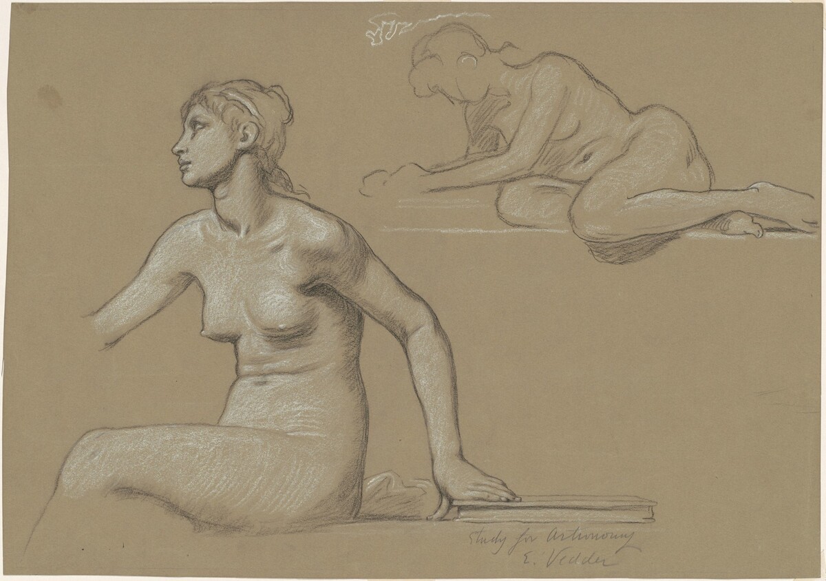 Study for "Astronomy" by Elihu Vedder