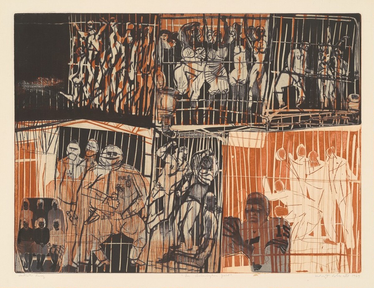 In Birmingham Jail by Warrington Colescott