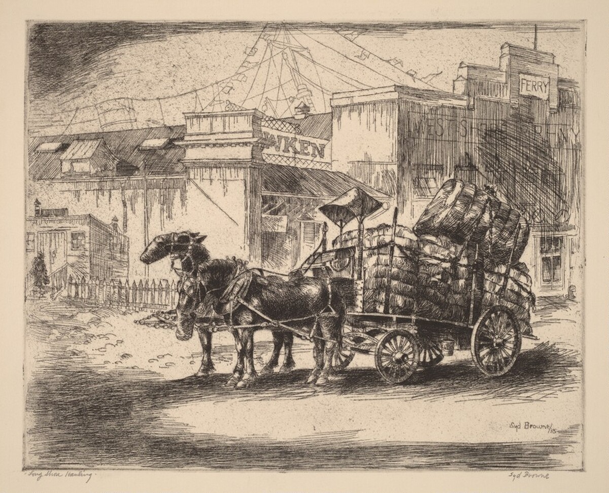 Long Shore Hauling by Syd J. Browne