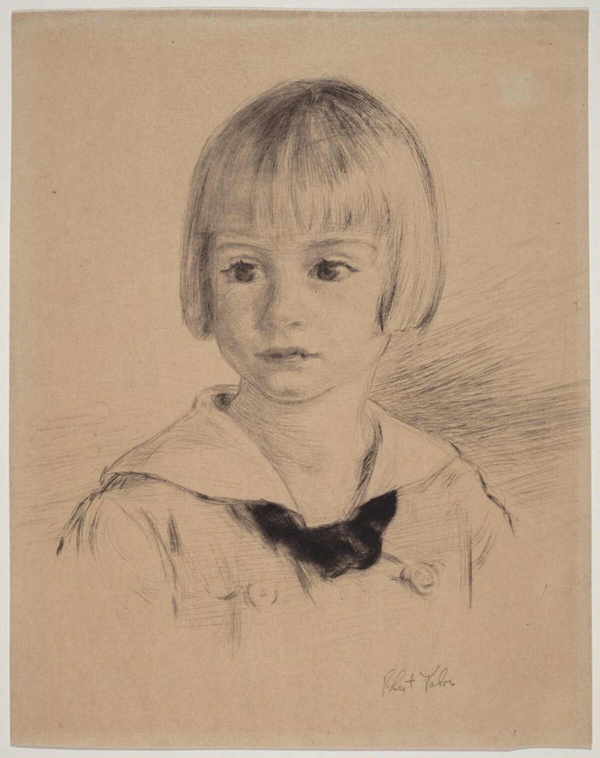 Untitled (Portrait of a Young Boy) by Robert Tabor