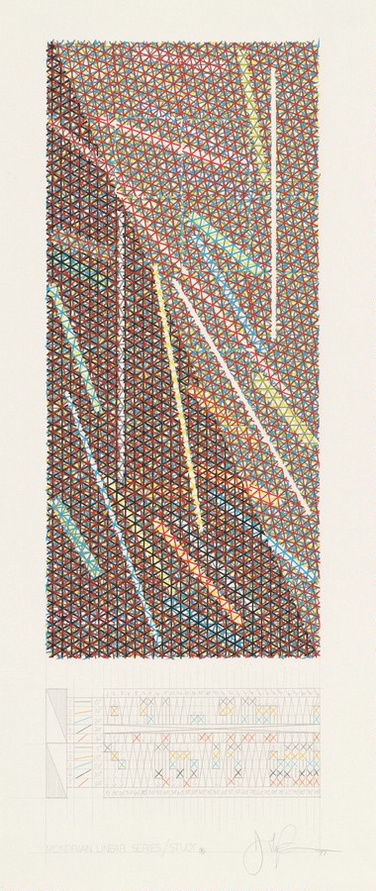 Mondrian Linear Series/ J.C. / Study B by John Pearson