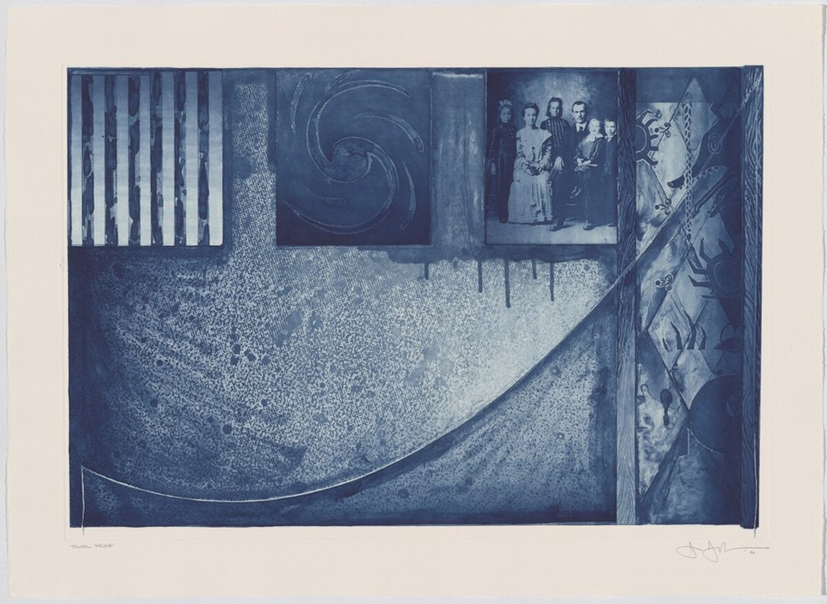 Untitled [trial proof] by Jasper Johns