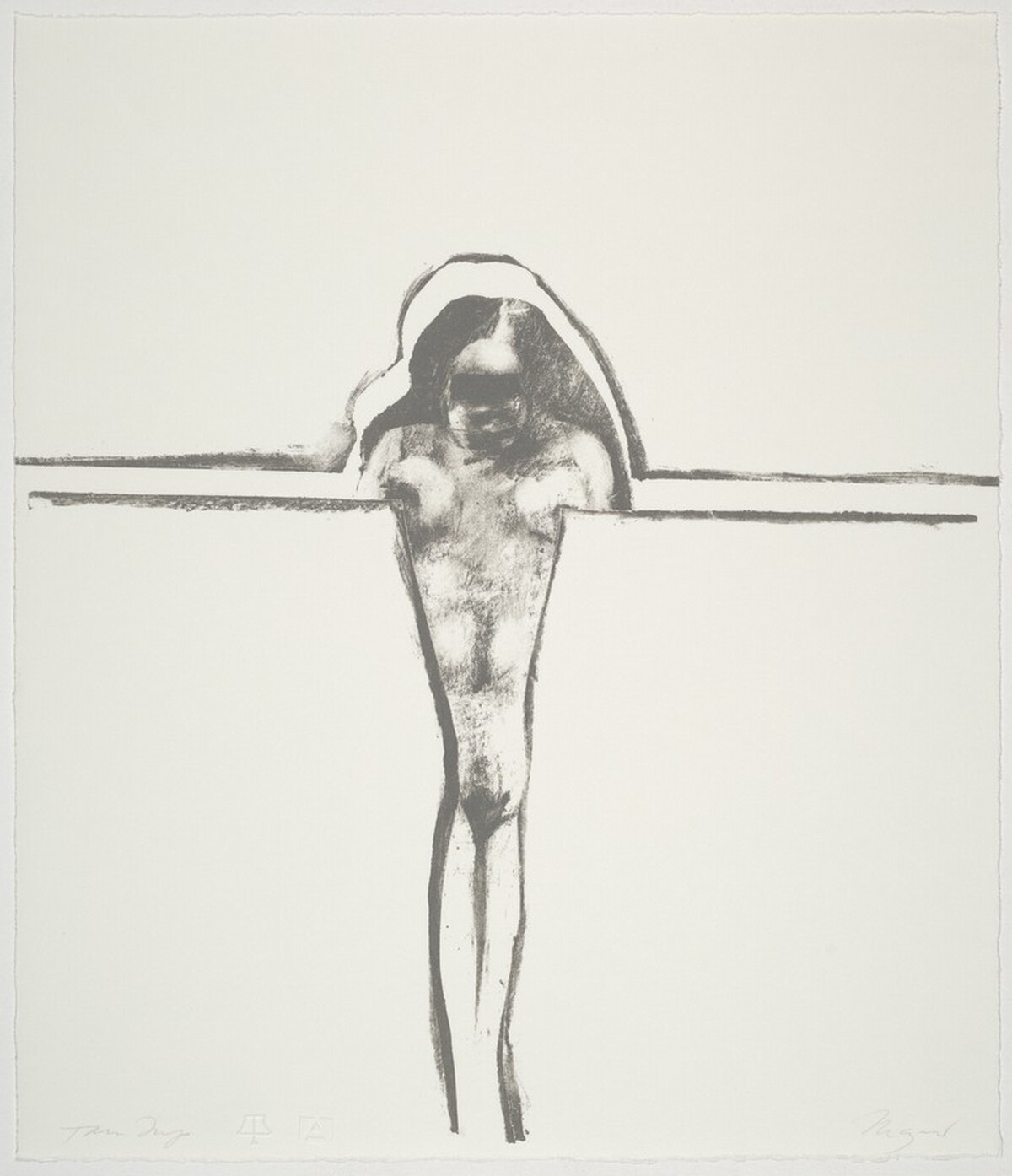 Angelina's Legs A (1) by Michael Mazur