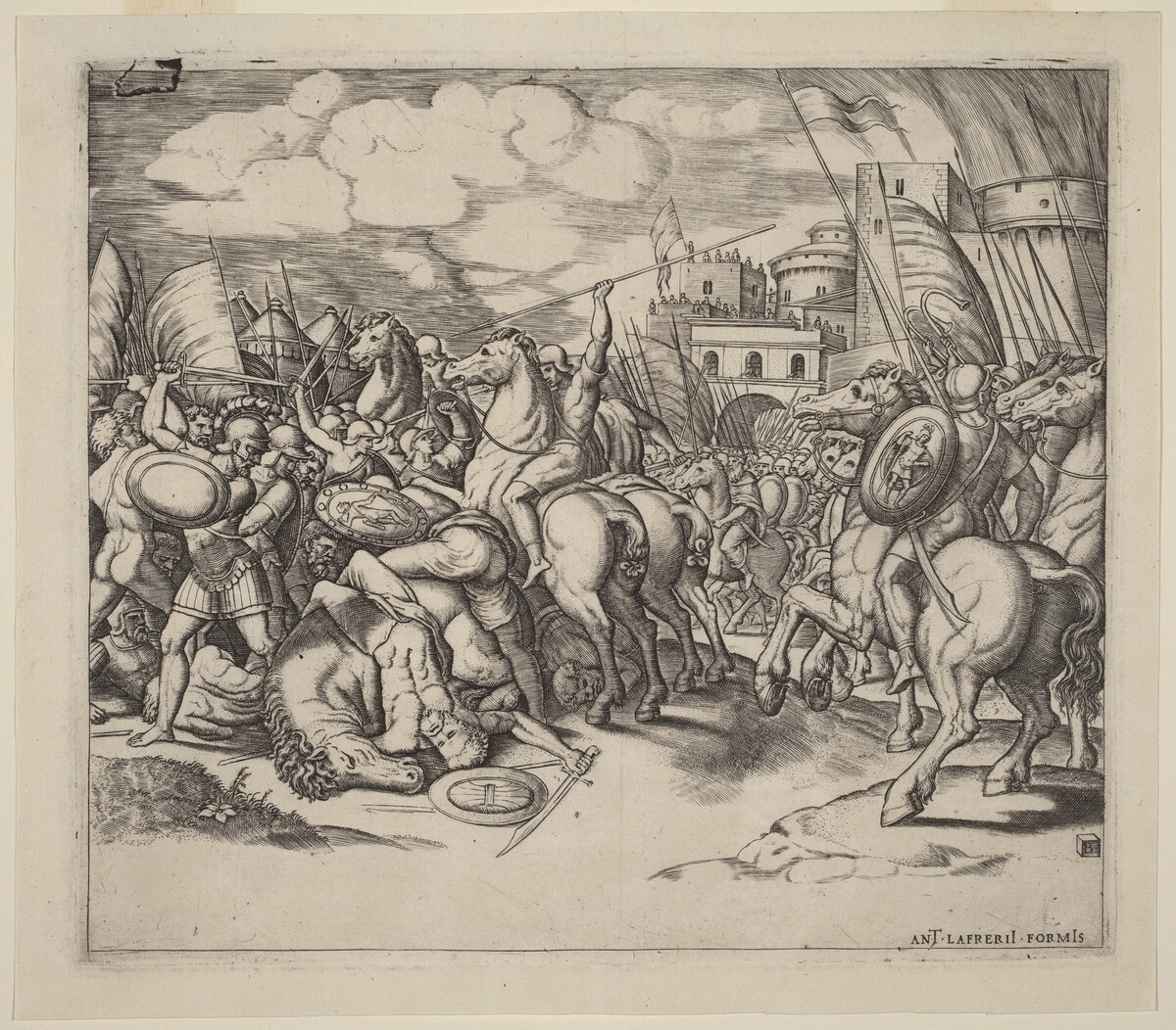 The Victory of Scipio over Syphax by Master of the Die