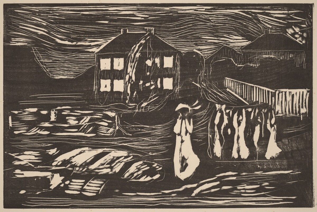 Stormy Night by Edvard Munch