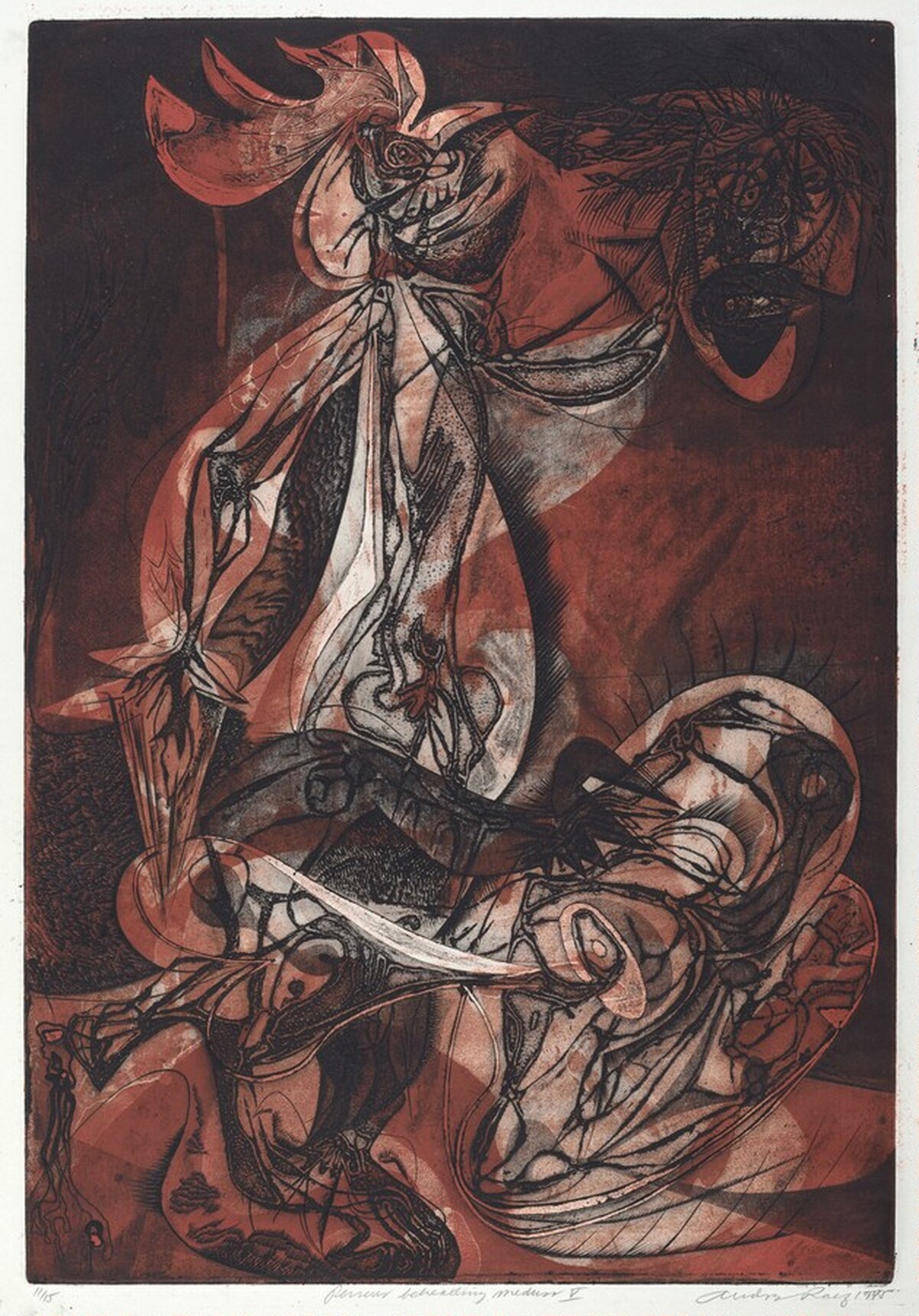 Perseus Beheading Medusa, V by André Racz