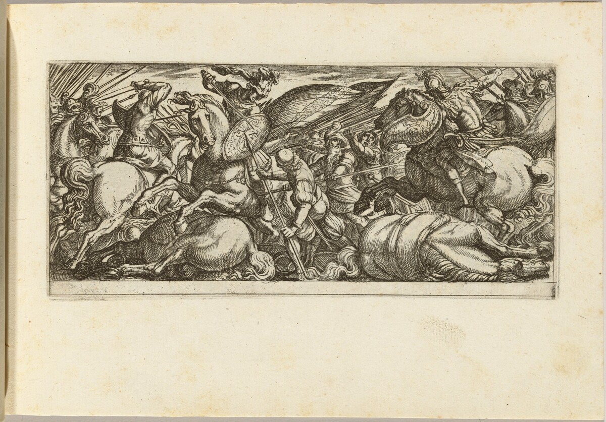 Battle between Cavalry and Infantry by Antonio Tempesta