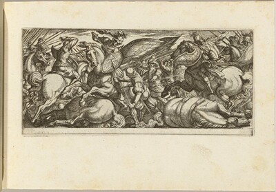 Battle between Cavalry and Infantry