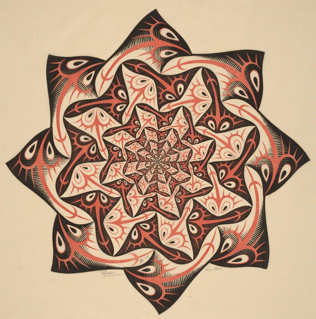 Path of Life I by M.C. Escher