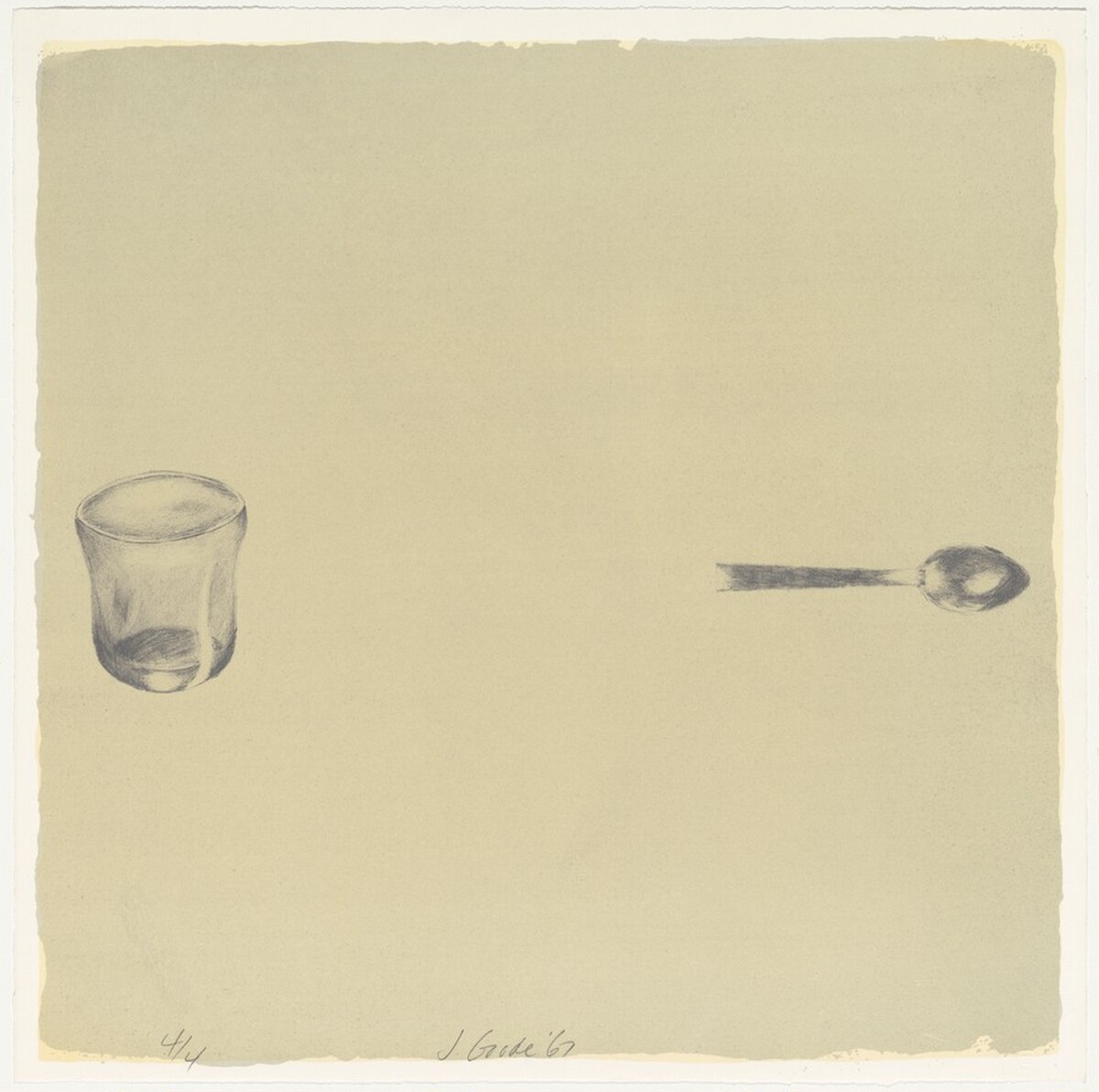 Glass Middle Left—Spoon Middle Right by Joe Goode