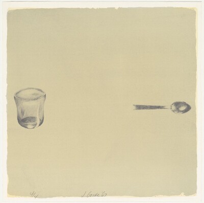 Glass Middle Left—Spoon Middle Right