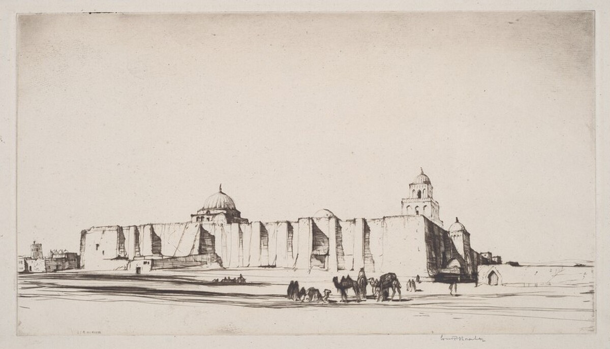 Grande Mosque, Kairouan, Tunisia by Louis Conrad Rosenberg