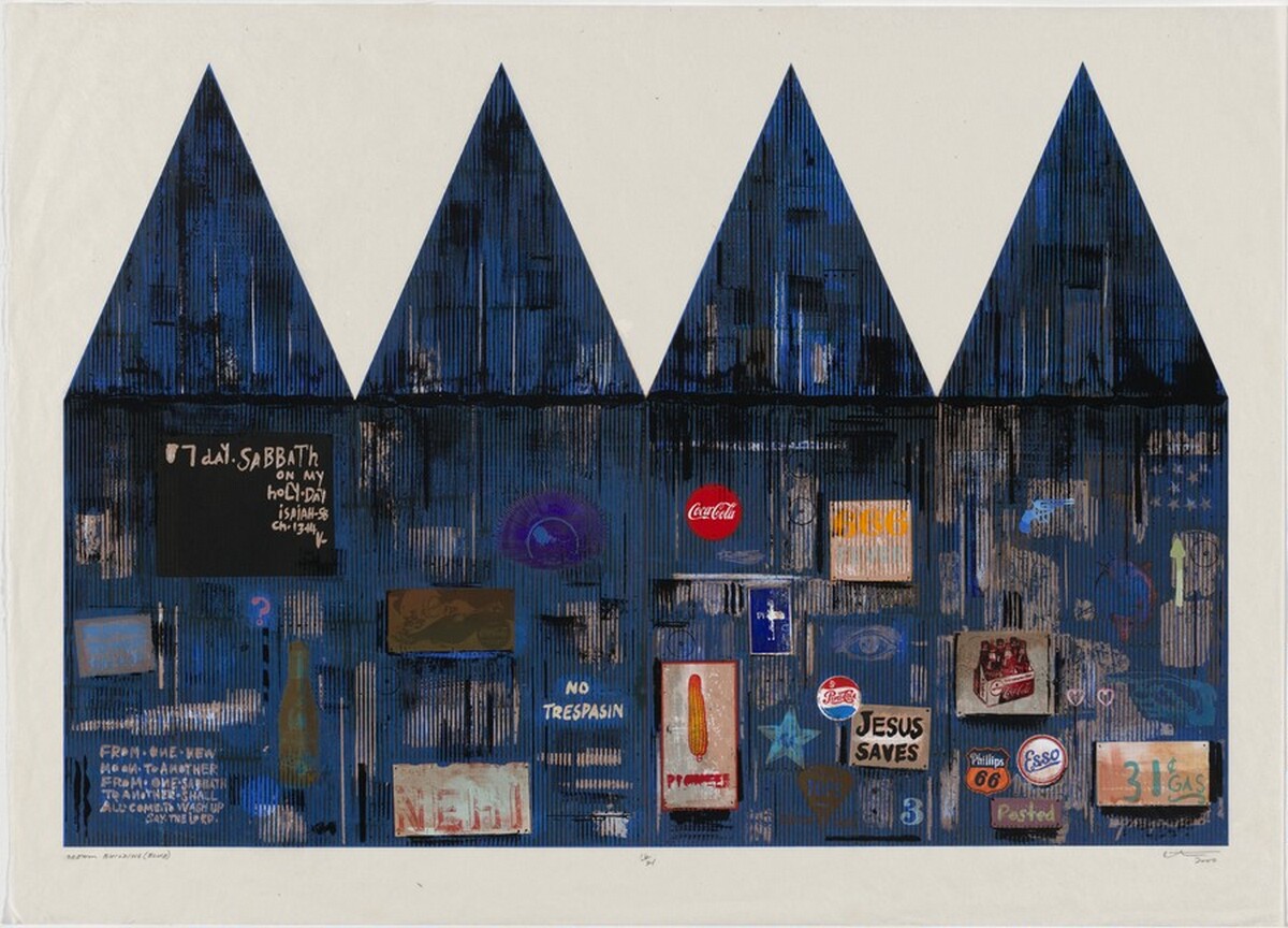 Dream Building (Blue) by William Christenberry