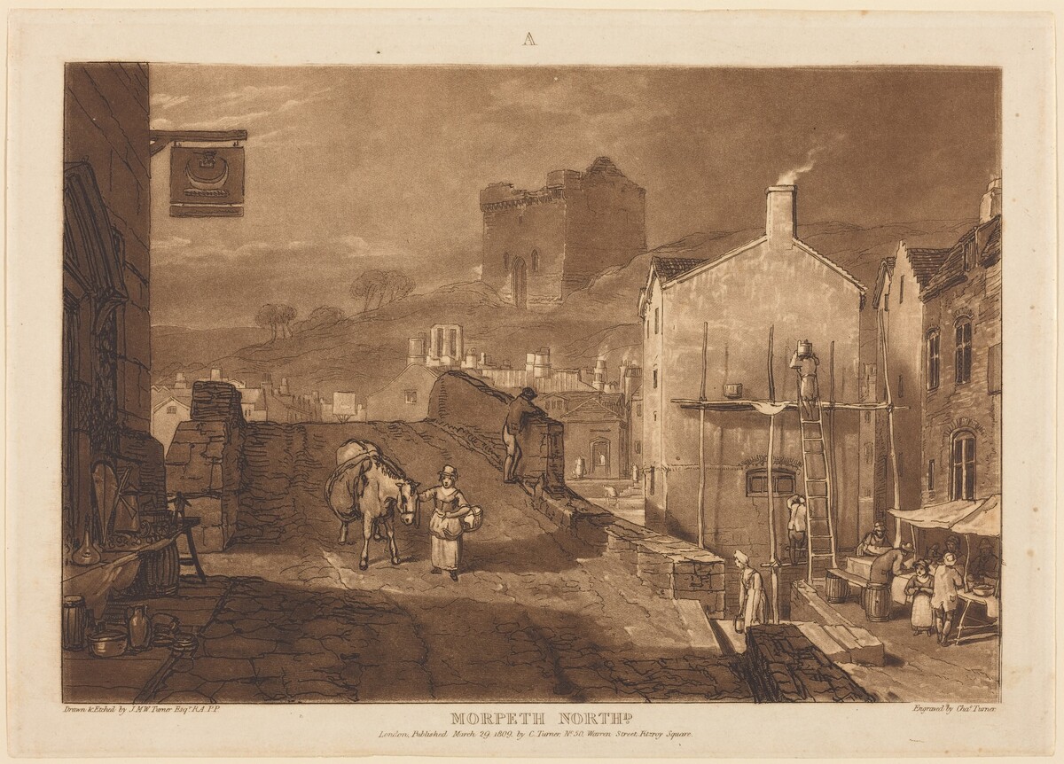 Morpeth by Joseph Mallord William Turner and Charles Turner