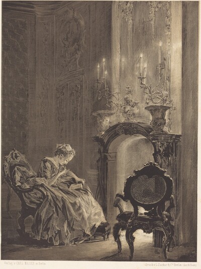 Woman before a Fire