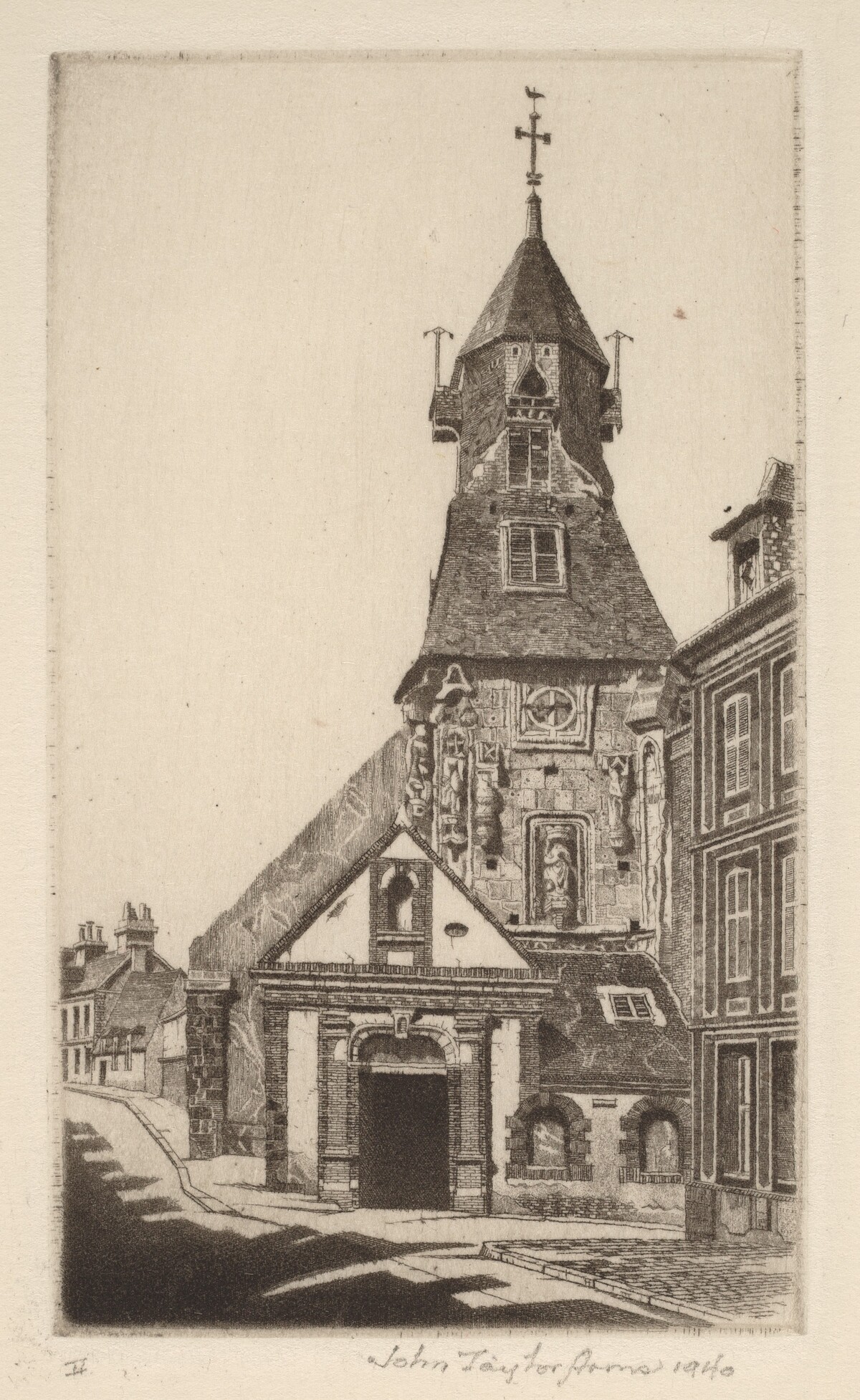 Church of Saint Jean, Laigle, Orne by John Taylor Arms