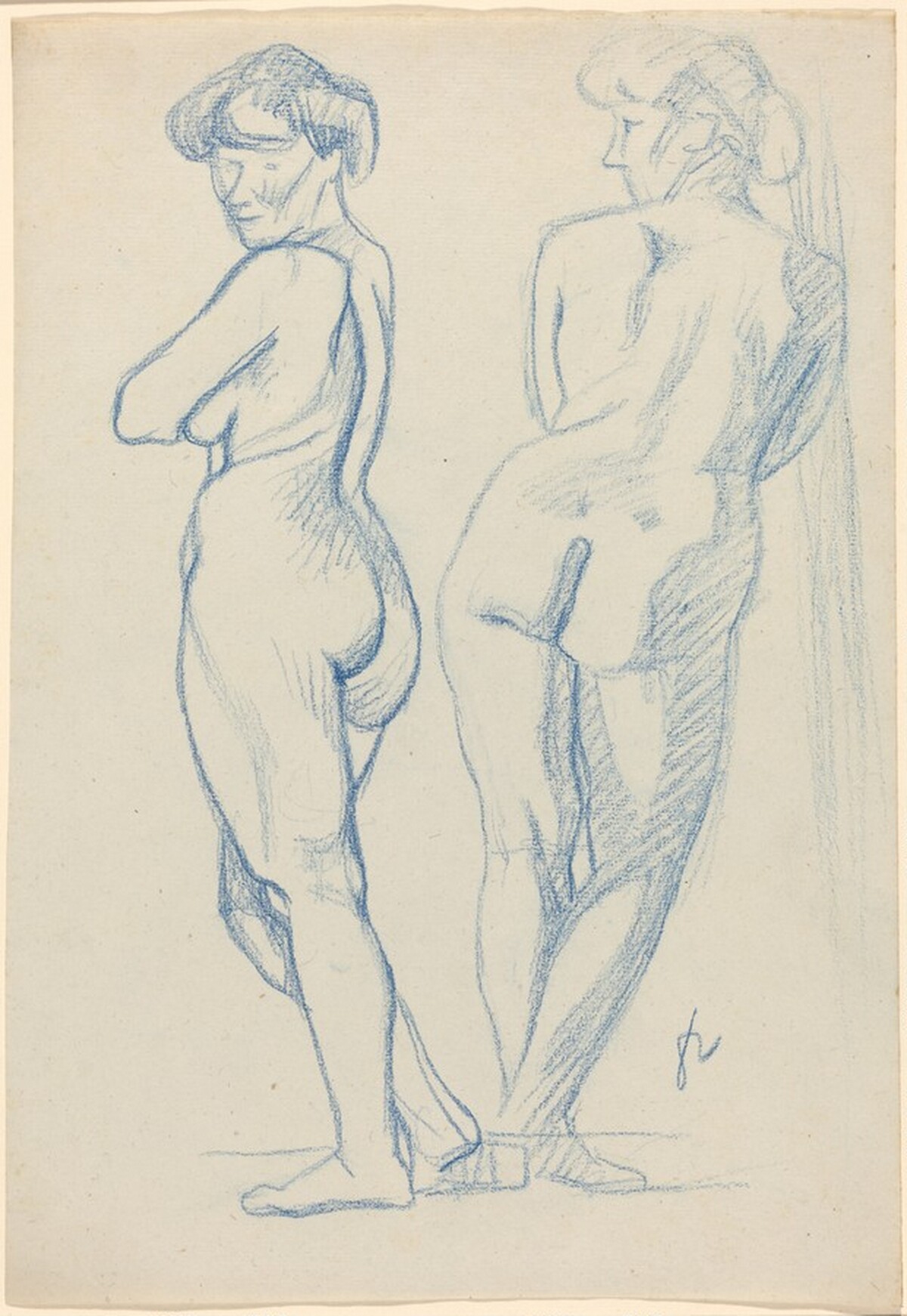 Two Standing Female Nudes by Félix Vallotton
