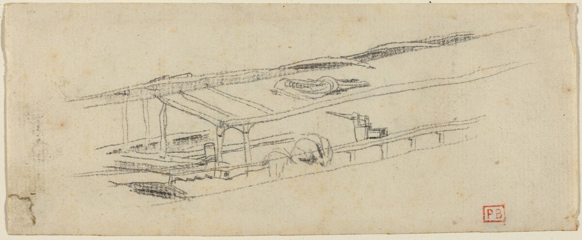 Study for "Le Petit Pont" by Charles Meryon
