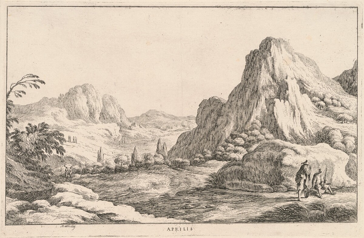 Aprilis (April) by Ludovico Mattioli