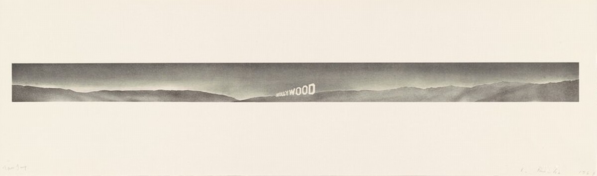 Long Hollywood by Ed Ruscha