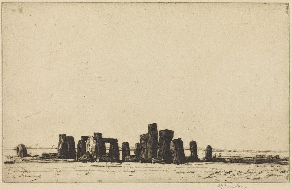 Stonehenge by David Young Cameron
