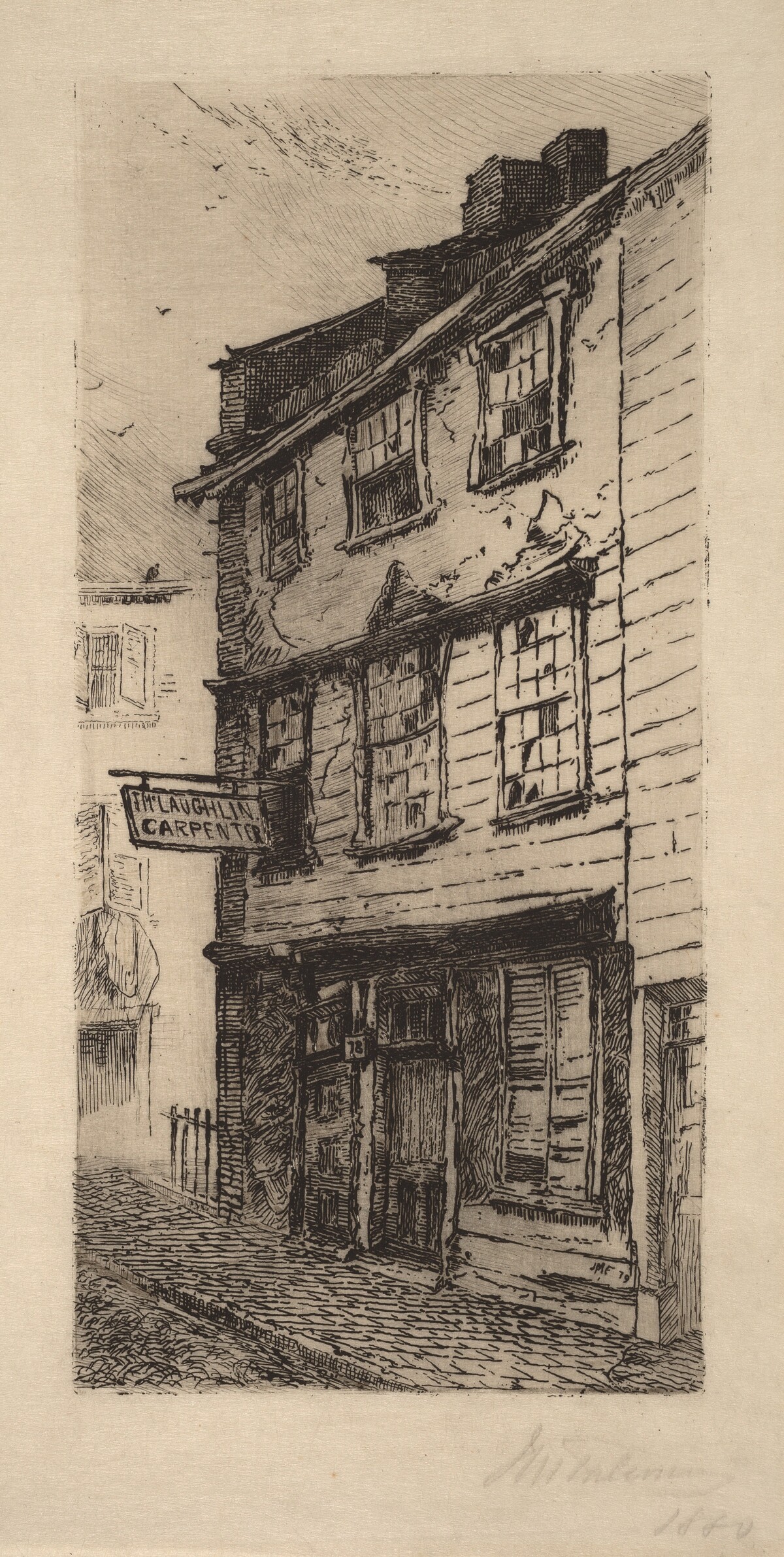 78 Cross Street, Boston, Massachusetts by John Mackie Falconer