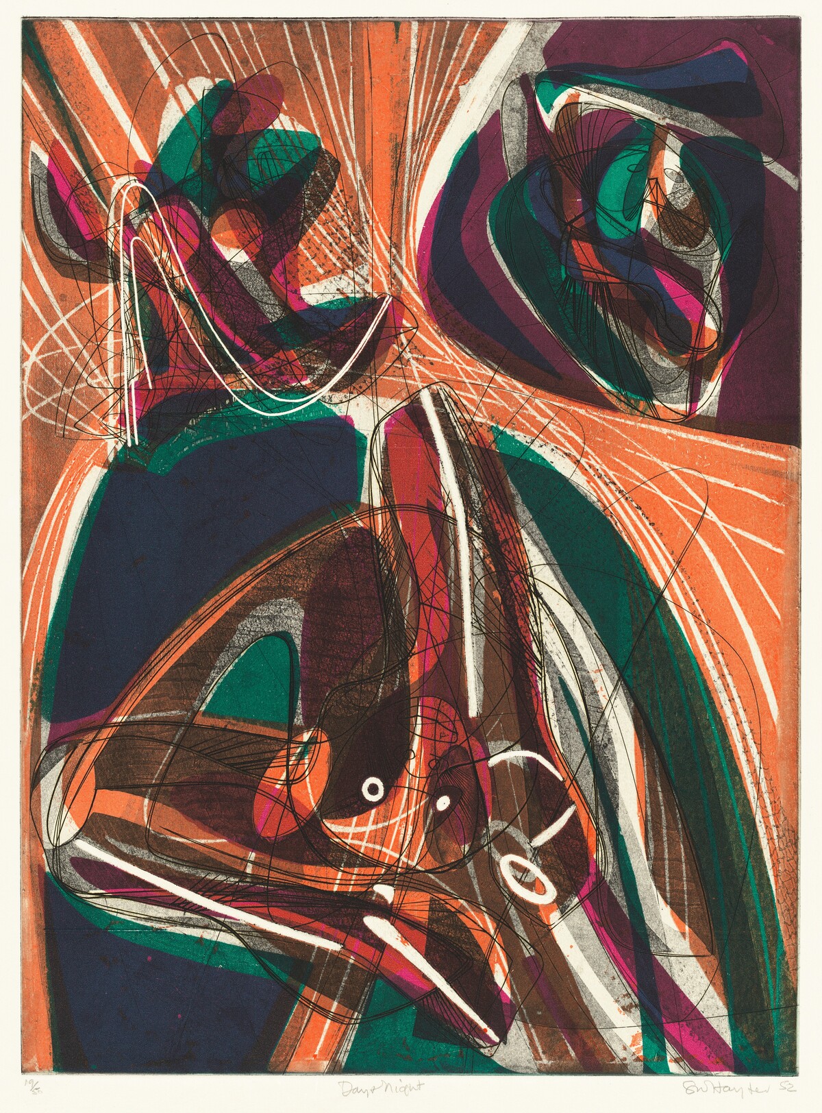 Night and Day by Stanley William Hayter