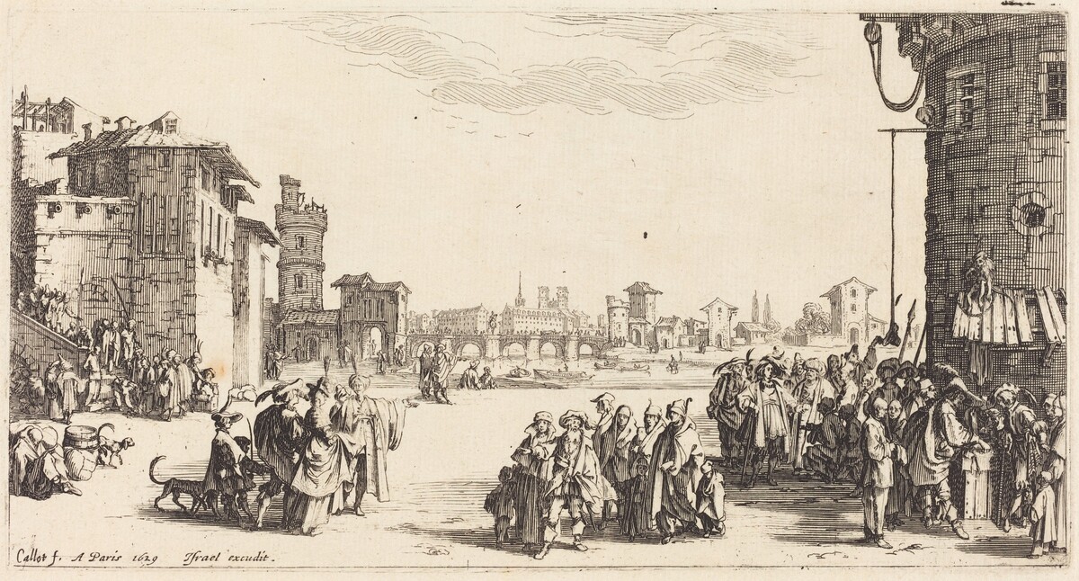 The Slave Market by Jacques Callot