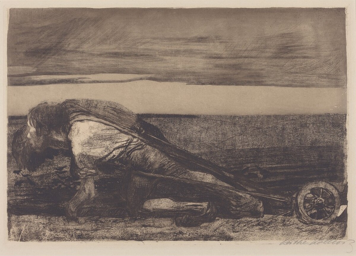 The Ploughmen (Die Pfluger) by Käthe Kollwitz