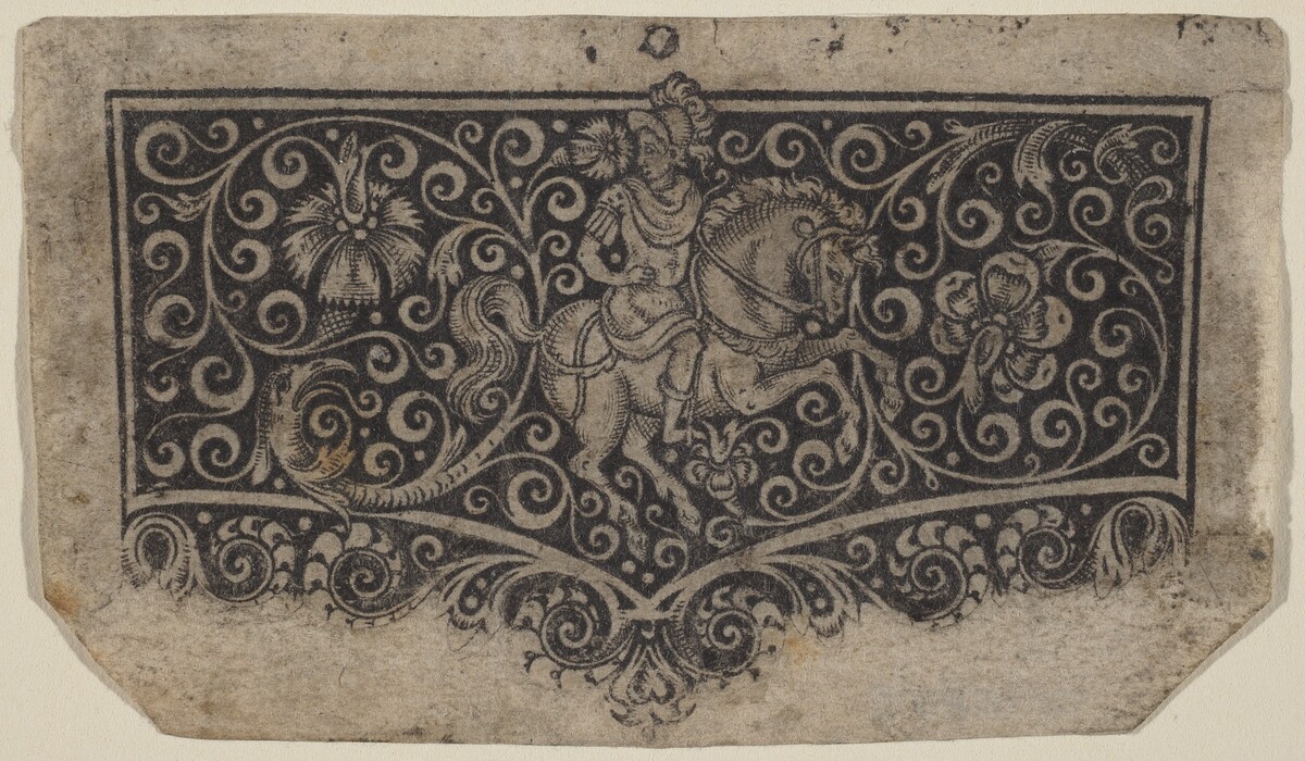 Arabesque with Knight by Italian