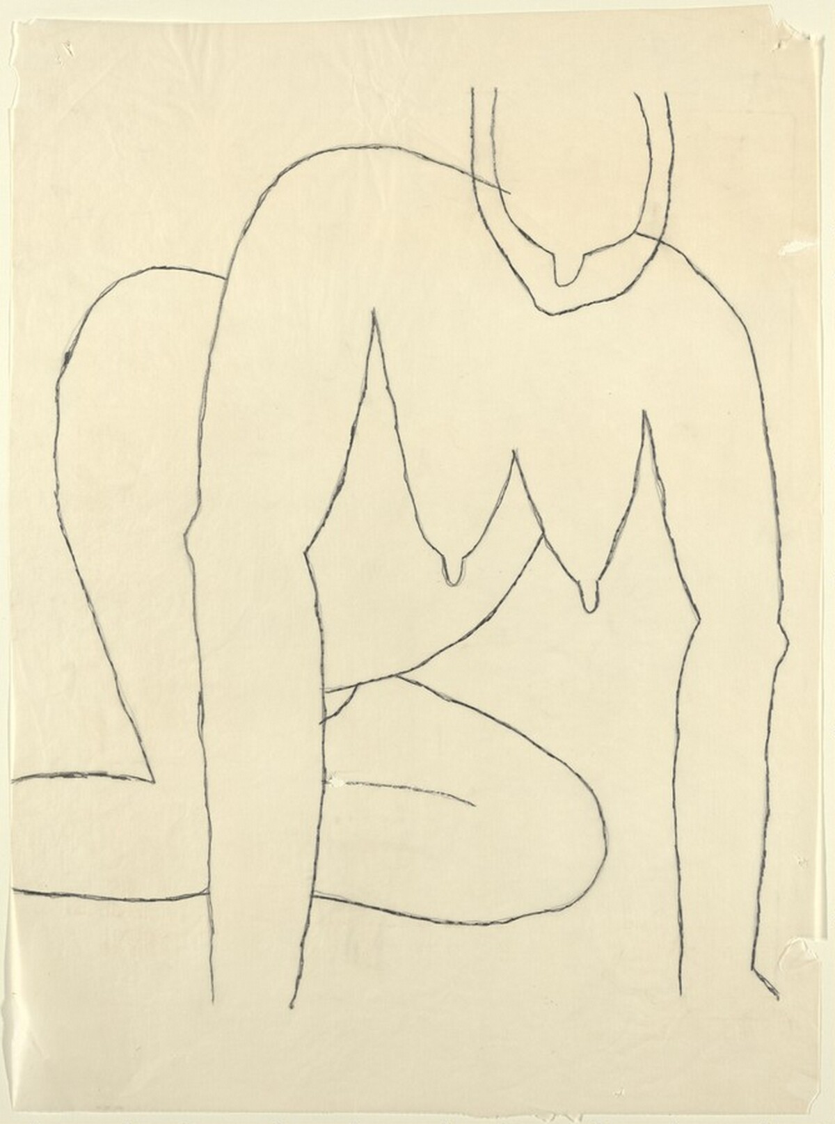 Drawing for "Nude" by Robert Gordy
